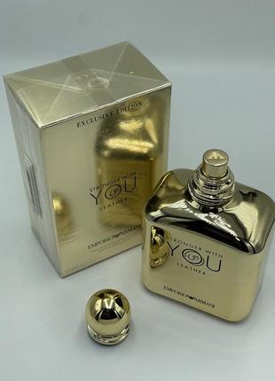 Emporio armani stronger with you leather від giorgio armani