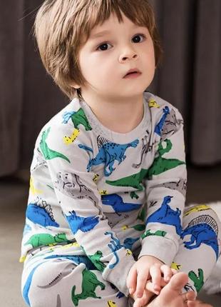 Хлопковая пижама / термобелье с динозаврами 🦖🦕 marks&spencer (англия)1 фото