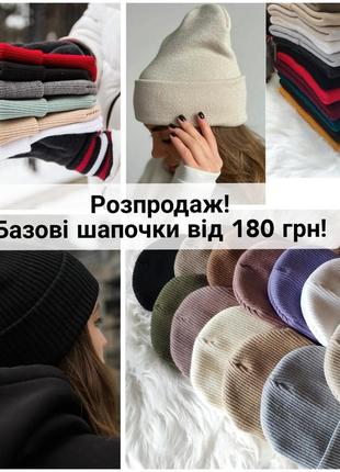 Базова шапка з підворотом