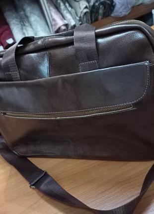 Кожаный портфель мужской новый1 фото