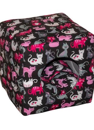 Домик "куб" для котов и собак, размер 37х37х37см  тм "lpets"