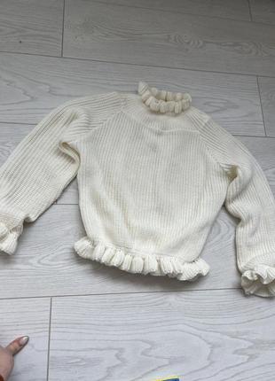 Итальянский укороченный трендовый свитер 100% акрил