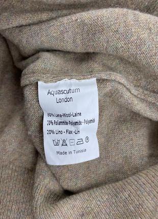 Шерстяной свитер aquascutum5 фото