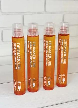 Філер для волосся з амінокислотами farmstay dermacube amino clinic hair filler 13 ml
