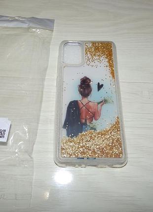 Чехол для samsung galaxy a31 блёстки