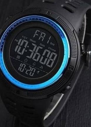 Спортивные водонепроницаемые часы skmei 1251 blue