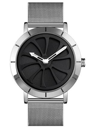 Чоловічий наручний годинник skmei 9204 сріблясті