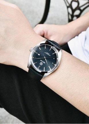 Класичний водостійкий кварцовий годинник benyar berlin silvery5 фото
