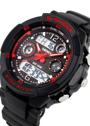 Мужские спортивные часы skmei s-shock 0931 red4 фото