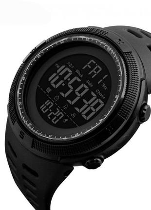 Спортивные водонепроницаемые часы skmei 1251 black