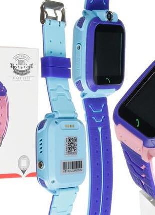 Детские умные часы smart watch kids xo h100 с камерой розовый3 фото