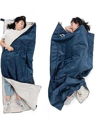 Спальник naturehike h150 nh19s015-d, (18-25°c), p-р l, зелений