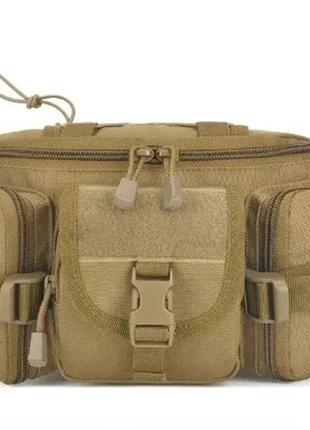 Бананка тактична поясна сумка хакі