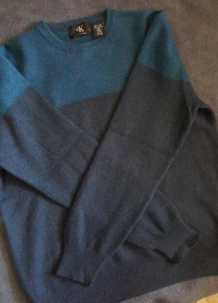 "сalvin klein "-мериносова вовна-джемпер 40-44 calvin klein