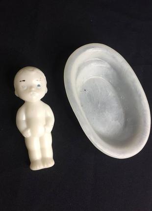Пупс із ванночкою пластмасовий радянський лялька зіспр н0642 фото