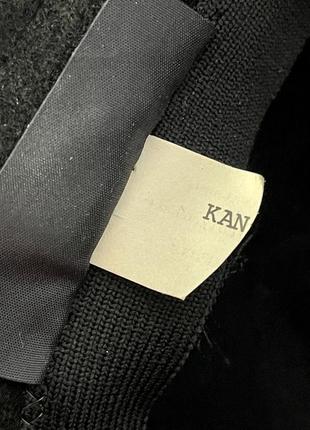 Kangol чёрная шляпка с пером6 фото