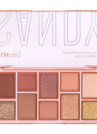 Палетка тіней для повік ln pro multi-finish eyeshadow palette, 10 г tone candy 4032 фото