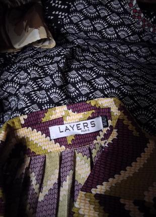 Цікава блуза на пишні форми layers4 фото