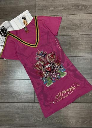 Оригінальна футболка don ed hardy by christian audigier