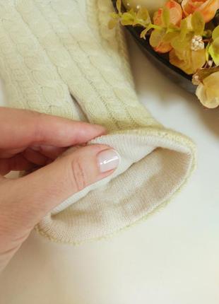 Митенки с косами из натурального кашемира4 фото