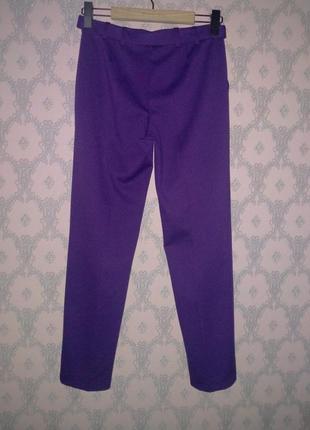 Женские фиолетовые брюки брюки брюки на кант hfn3 фото