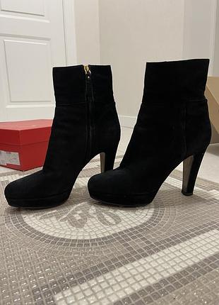 Ботільони sergio rossi, оригінал, замша