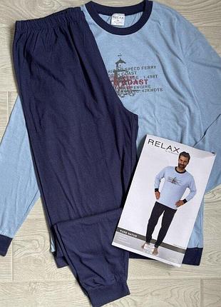 Мужская пижама домашний костюм normann от lidl германия, реглан, штаны