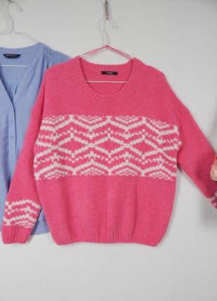 Мягкий плюшевый свитер с принтом теплый зима деми зимняя1 фото