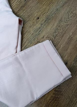 Класичні брюки пудрового рожевого кольору штаниlc waikiki6 фото