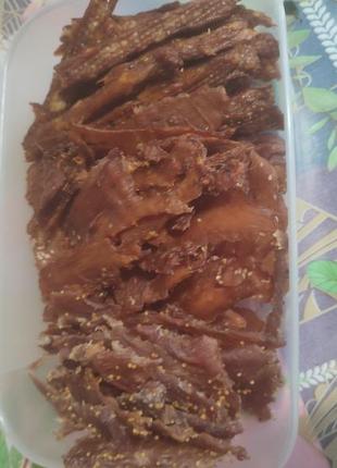Мясні джерки власного виробництва
