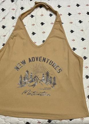 Топ в рубчик shein new adventures батал 3xl