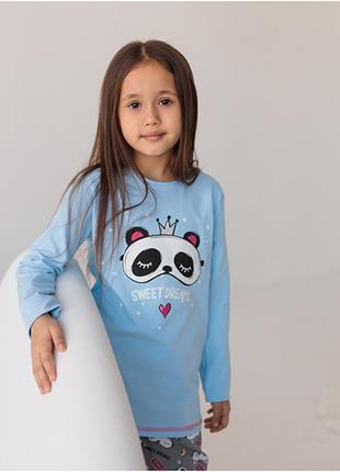 Пижама для девочки панда 94683 фото