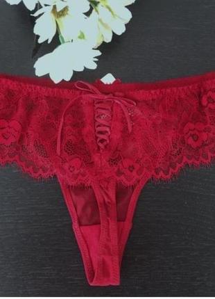 Стринги кружевные трусики трусы ажурные р.38/40