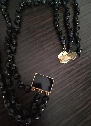 Ожерелье колье стекло винтаж английская