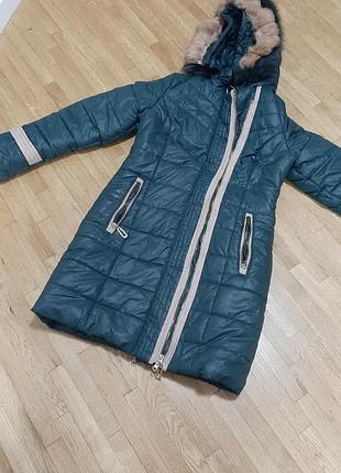 Зимове пальто пуховик