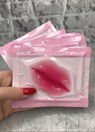 Гідрогелеві патчі-маска для губ peach moisturizing lip mask1 фото