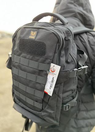 Рюкзак combat тактический 45 л крепкий военный армейский штурмовой вместительный черный
