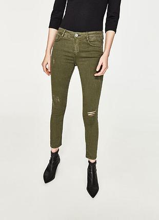 Шикарні skinny фірми zara із іспанії оригінал 40