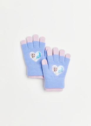 Перчатки h&m на девочку 4-8 лет hm 110/128 см варежки рукавицы