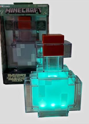 Led usb нічник пляшка флакон із зіллям із майнкрафт minecraft thinkgeek mojang2 фото