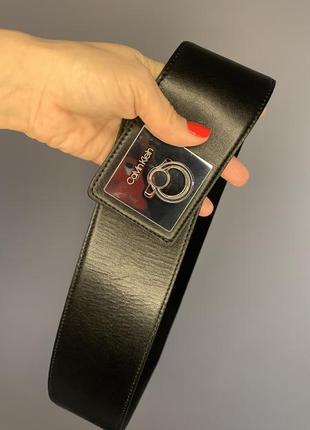 Пояс ремінь calvin K60K609356 оригінал шкіра