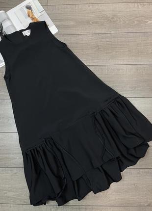 Оригинальное платье victoria victoria beckham flounce hem shift dress5 фото