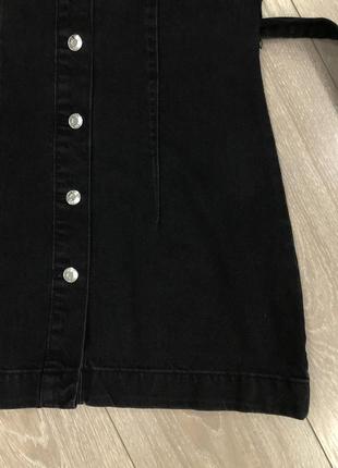 Сукня рубашка джинсова8 фото
