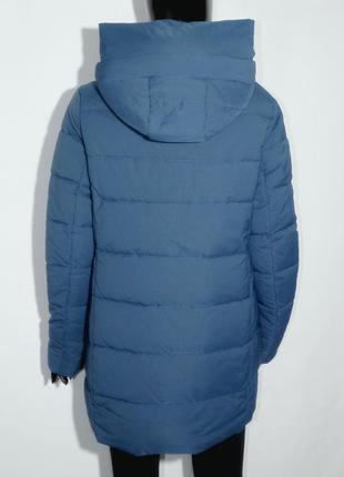 Женская удлиненная зимняя куртка4 фото