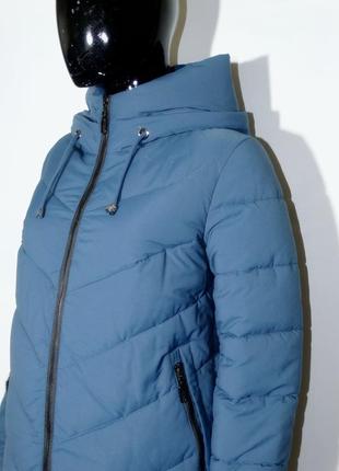 Женская удлиненная зимняя куртка2 фото