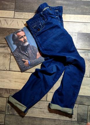 Мужские синие модные джинсы g-star raw scutar 3d tapered gs01 размер  31/32