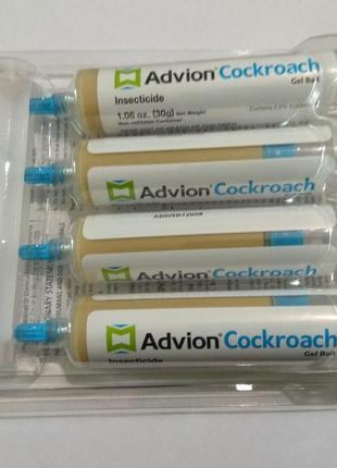 Advion cockroach gel dupont (дюпонт) упаковка 4 шт средство от тараканов в шприце  виде геля