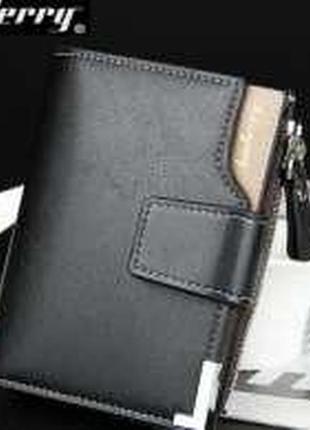 Мужской бумажник baellerry carteira mini черный8 фото