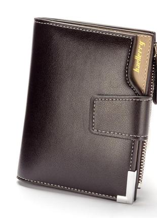 Чоловічий гаманець baellerry carteira mini коричневий