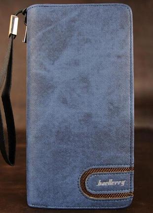 Портмона унісекс baellerry denim ( синій)